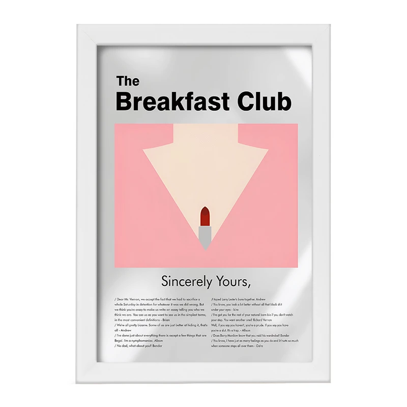 تابلو خندالو طرح کلوپ صبحانه (The Breakfast Club) کد F13809