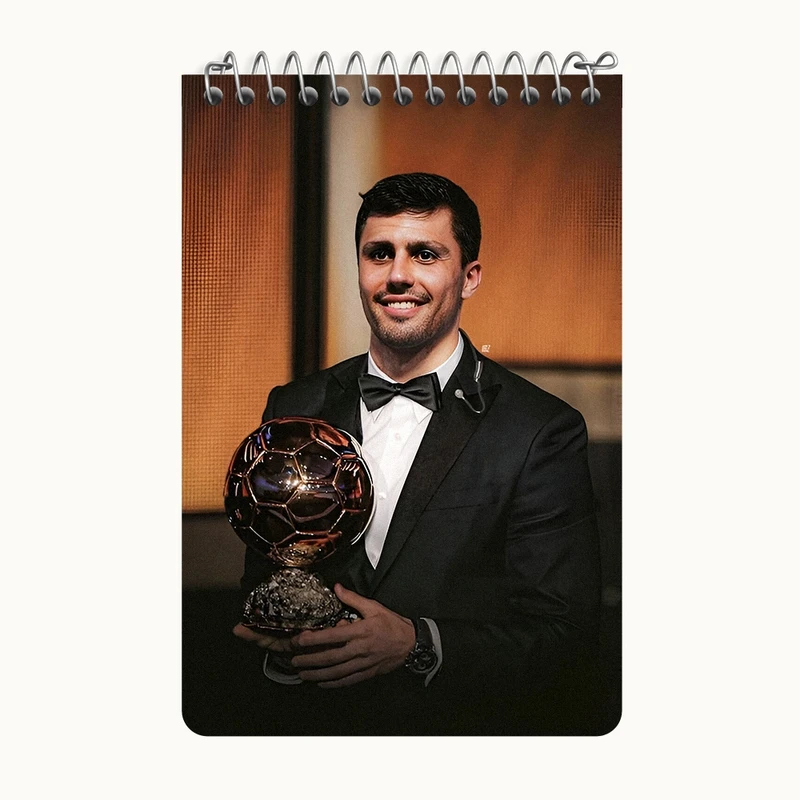 دفتر یادداشت 50 برگ خندالو طرح رودریگو (Rodri) کد F14283