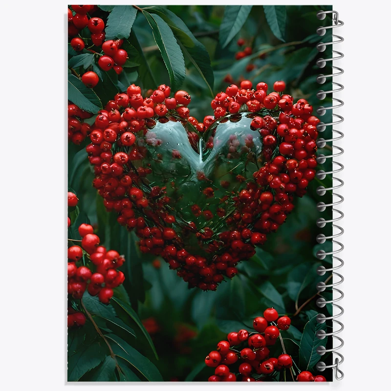 دفتر مشق 50 برگ خندالو طرح قلب شیشه ای کد F8977