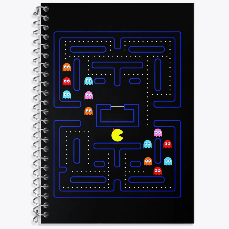 دفتر نت موسیقی 50 برگ خندالو طرح پکمن (PAC-MAN) کد F11818