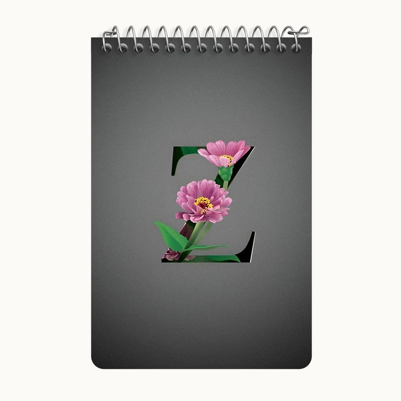 دفتر یادداشت 50 برگ خندالو طرح حرف Z کد F4318