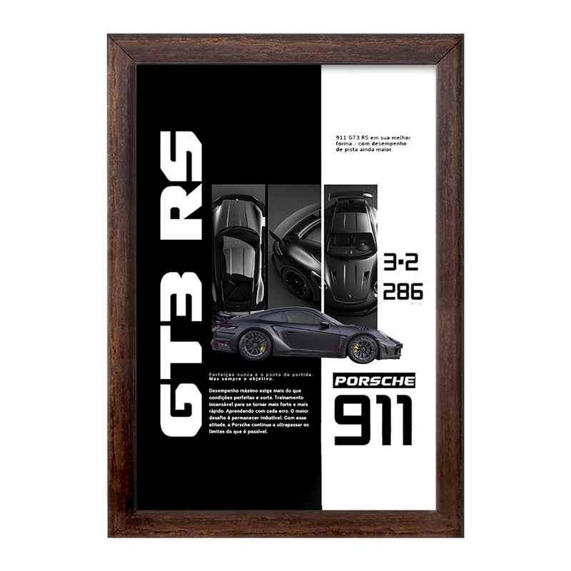 تابلو خندالو طرح پورشه (Porsche 911 GT3) کد F13738