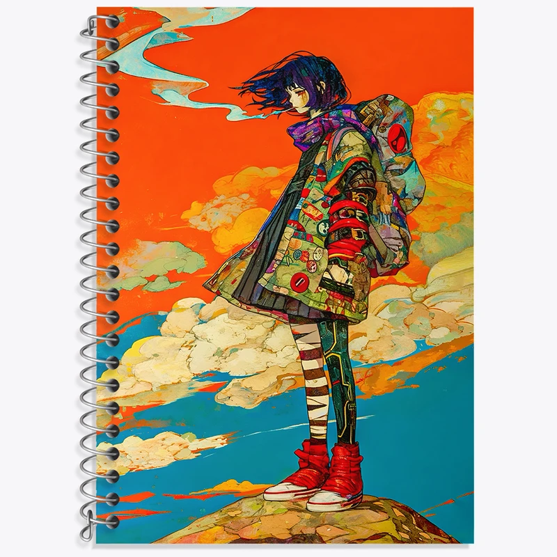 دفتر نت موسیقی 50 برگ خندالو طرح دخترانه کد F4482