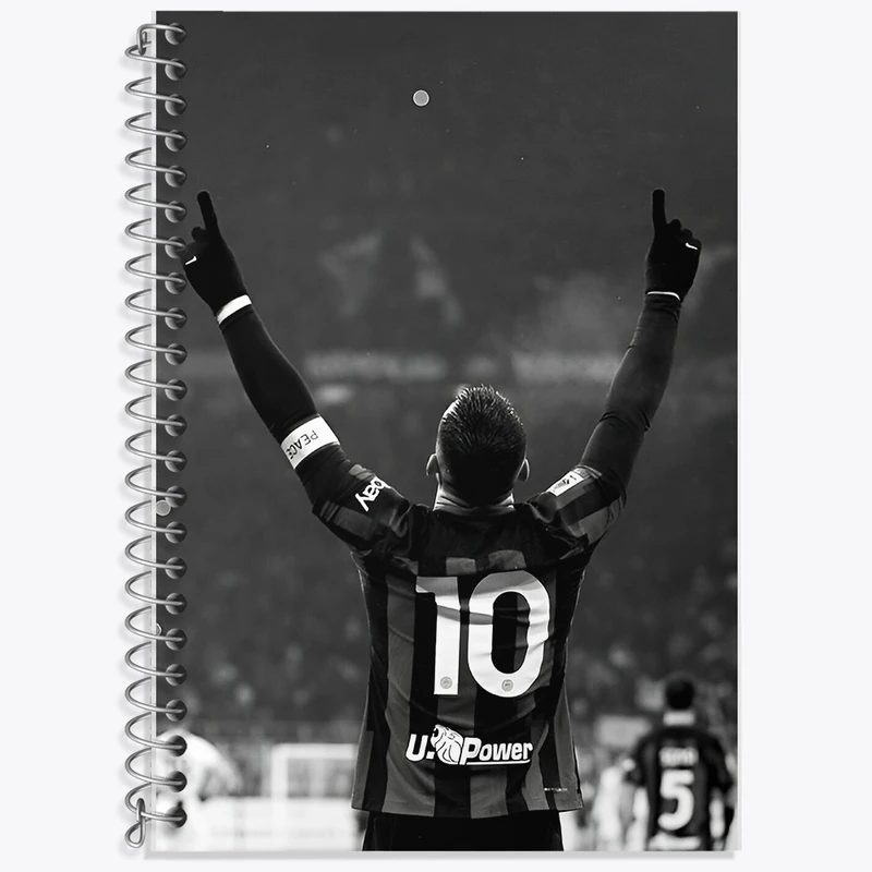 دفتر زبان 50 برگ خندالو مدل سه خط طرح لاوتارو خاویر مارتینز (Lautaro Martínez) کد F14328