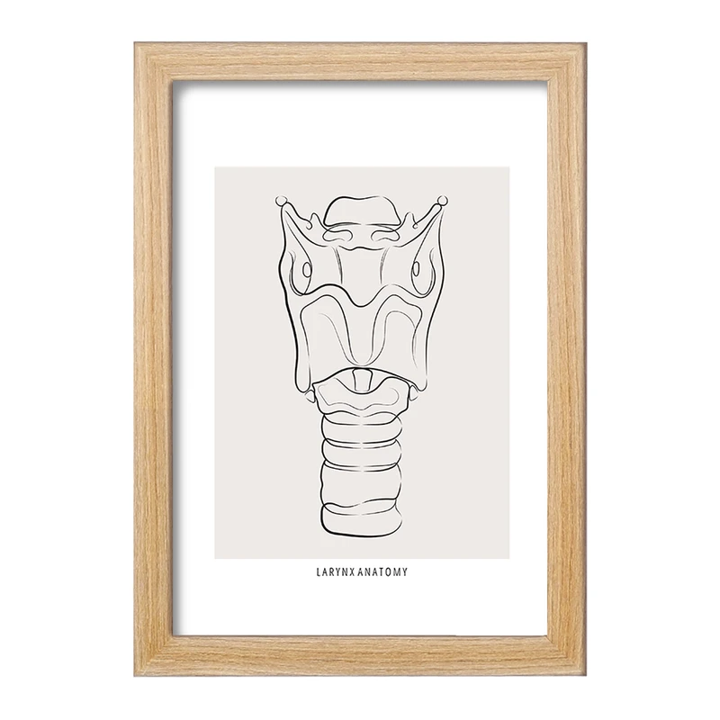 تابلو خندالو طرح آناتومی حنجره (Larynx Anatomy) کد F13908