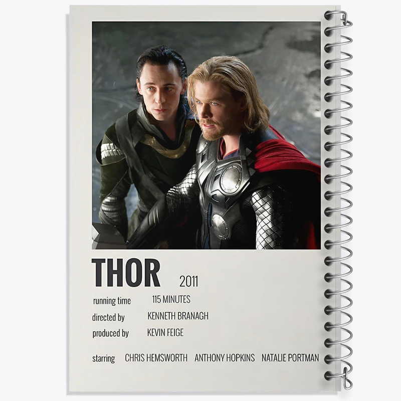 دفتر مشق 50 برگ خندالو طرح ثور (Thor) کد F13415