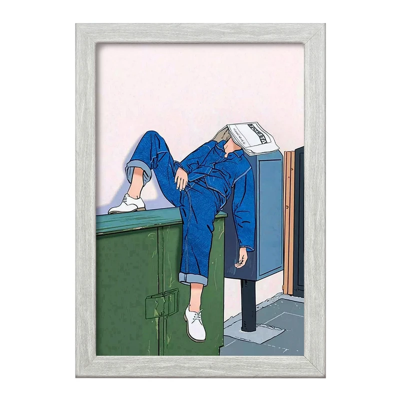 تابلو خندالو طرح دخترانه مینیمال کد F3250