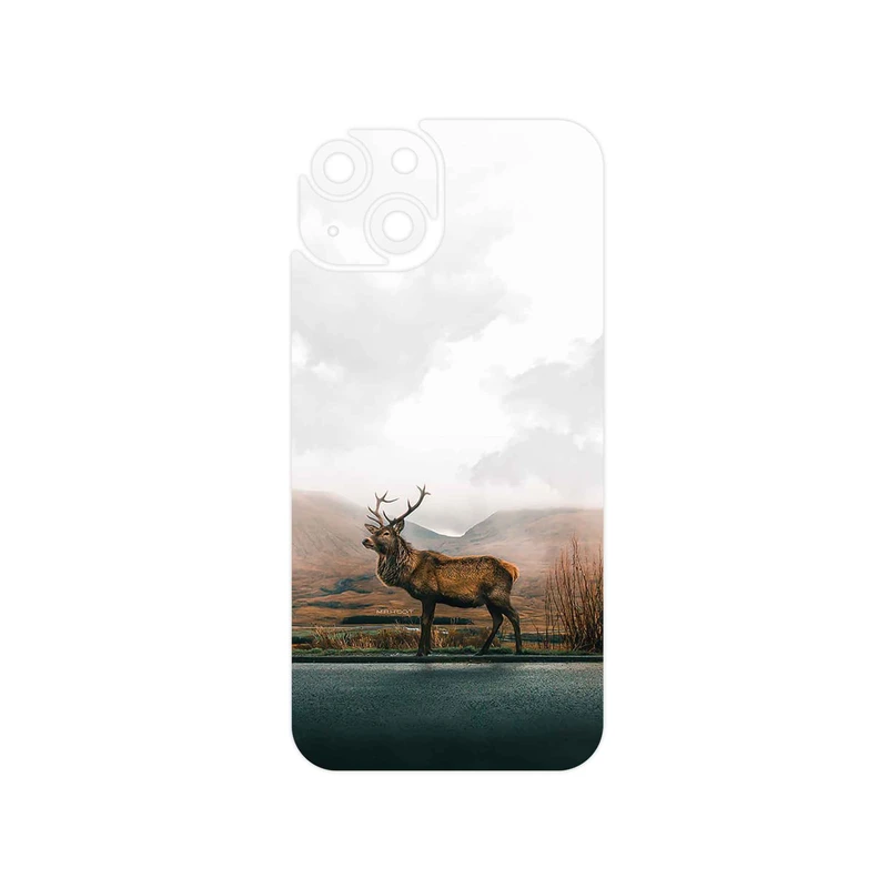 برچسب پوششی ماهوت مدل Horned_Deer مناسب برای گوشی موبایل اپل iPhone 14