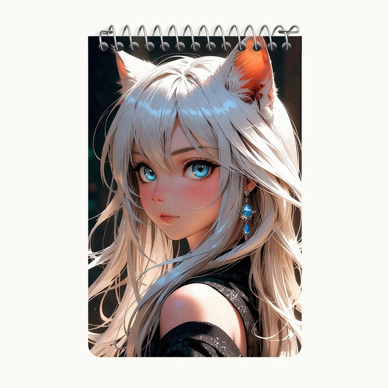 دفتر یادداشت 50 برگ خندالو طرح دخترانه کد F3626