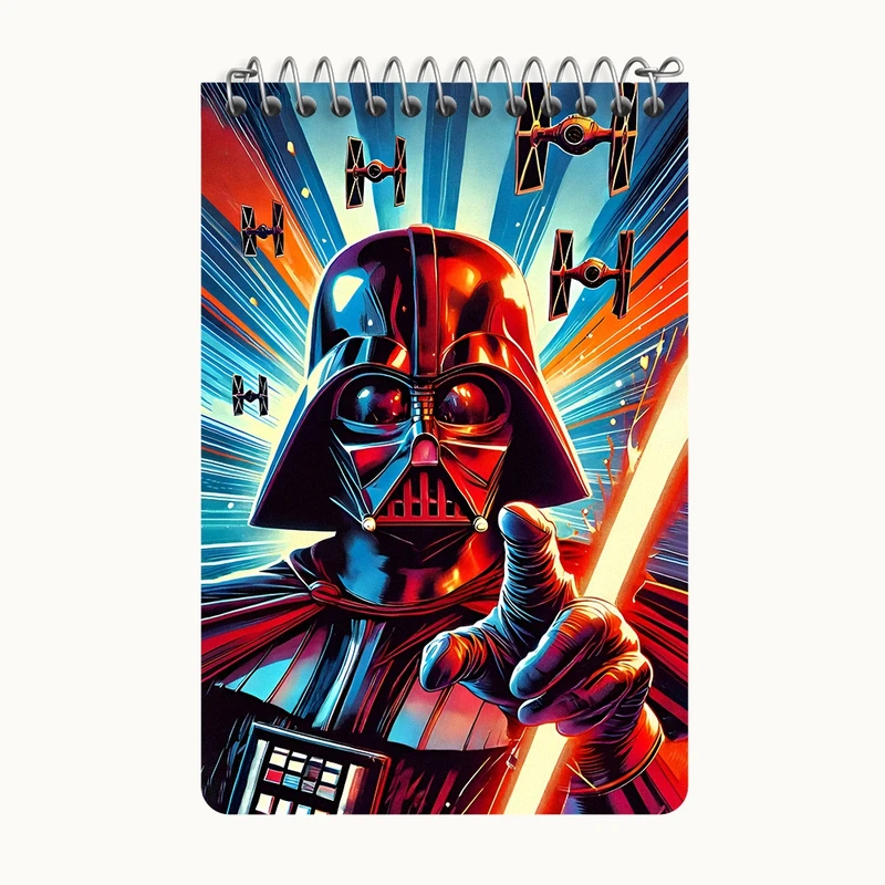 دفتر یادداشت 50 برگ خندالو طرح جنگ ستارگان (Star Wars) کد F8107