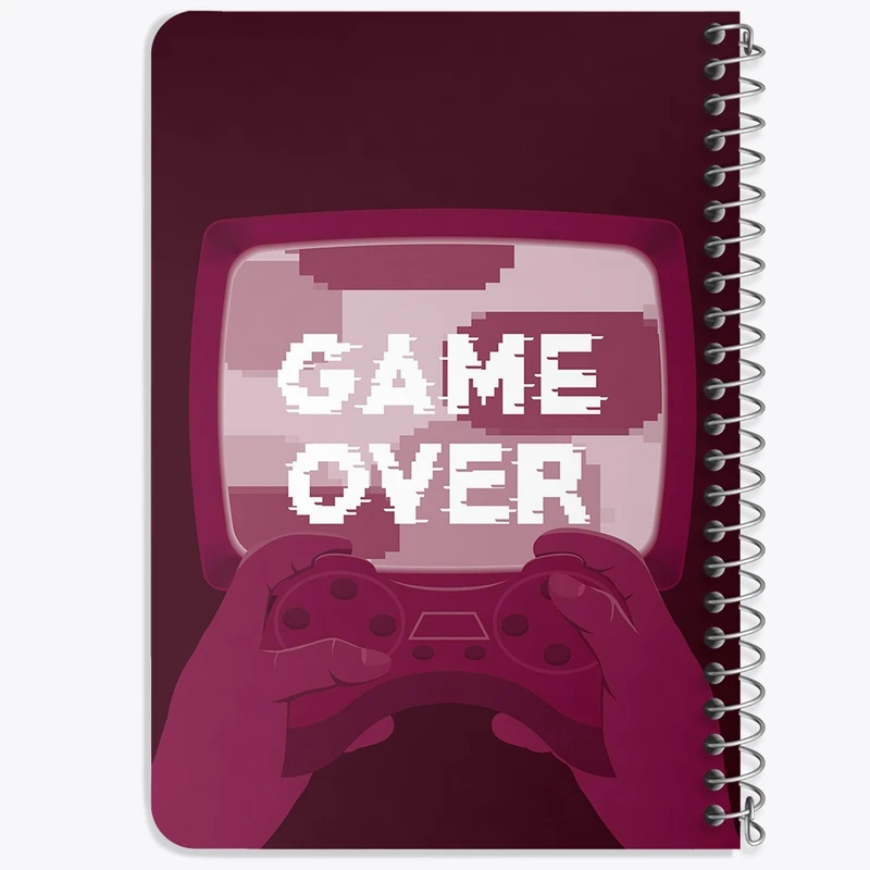 دفتر یادداشت 50 برگ خندالو طرح گیمر (Gamer) کد F1449