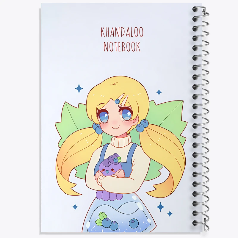 دفتر نقاشی 50 برگ خندالو طرح دخترانه فانتزی کد N8931