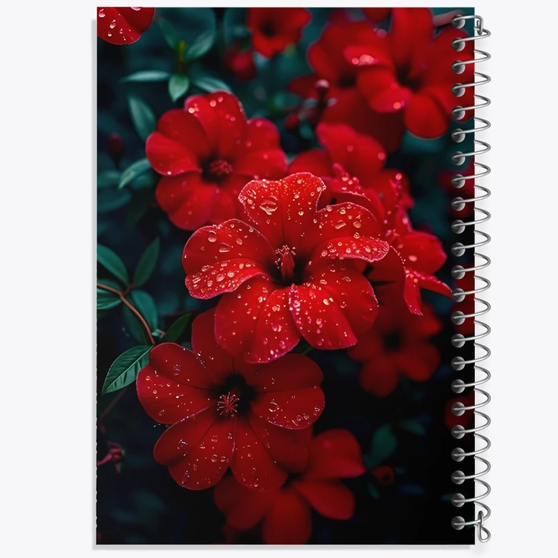 دفتر ژورنال نویسی 50 برگ خندالو مدل نقطه ای طرح گل کد F12680