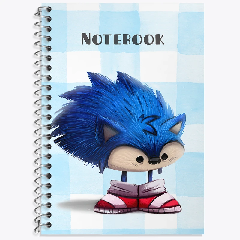 دفتر زبان 50 برگ خندالو طرح سونیک (Sonic) کد N6556