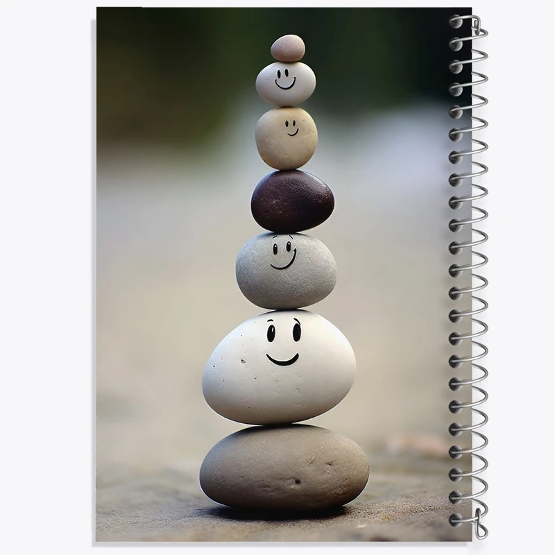 دفتر طراحی 50 برگ خندالو طرح سنگ بامزه کد F4230