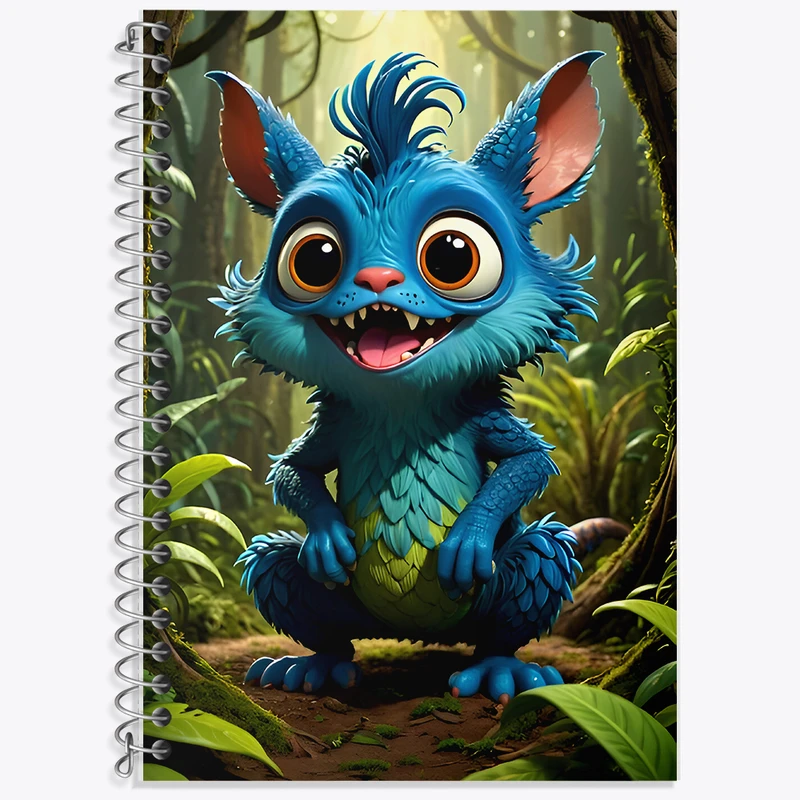 دفتر نت موسیقی 50 برگ خندالو طرح هیولا کد F8591