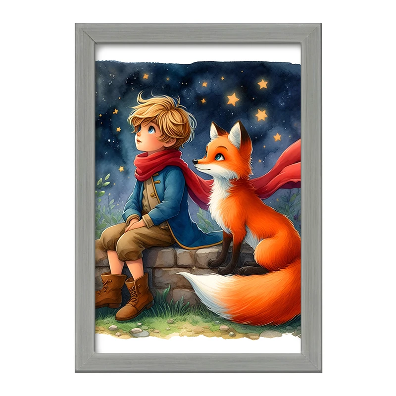 تابلو خندالو طرح شازده کوچولو (The Little Prince) کد F6137