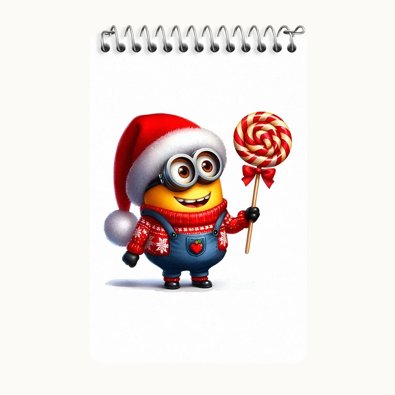 دفتر یادداشت 50 برگ خندالو طرح مینیون ها (Minions) کد F8391