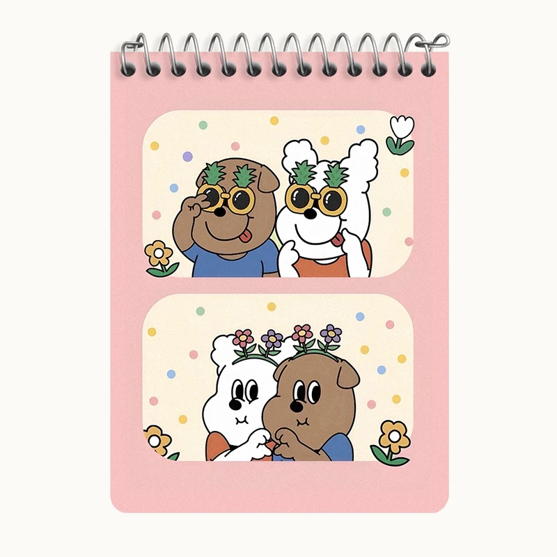 دفتر یادداشت 50 برگ خندالو طرح سگ های بامزه کد N7366