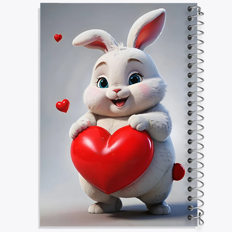 دفتر نقاشی 50 برگ خندالو طرح خرگوش بامزه کد F8589