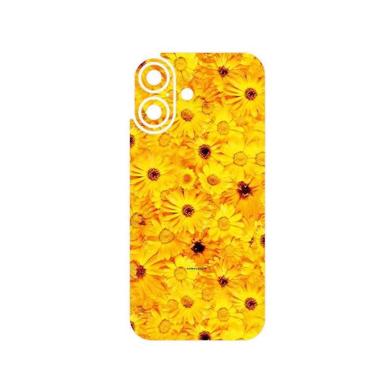 برچسب پوششی ماهوت مدل Yellow_Flower مناسب برای گوشی موبایل اپل iPhone 17