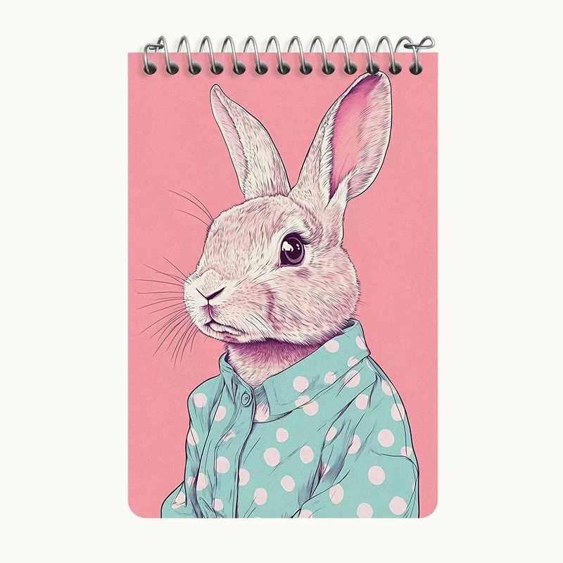 دفتر یادداشت 50 برگ خندالو طرح خرگوش کد F10315