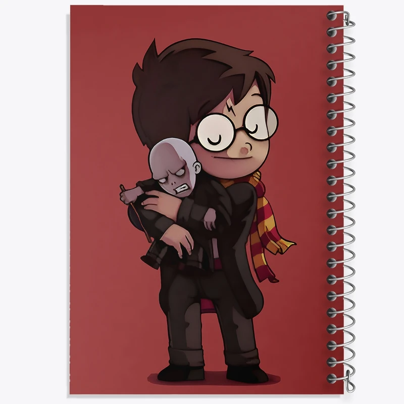 دفتر طراحی 50 برگ خندالو طرح هری پاتر (Harry Potter) کد F9115