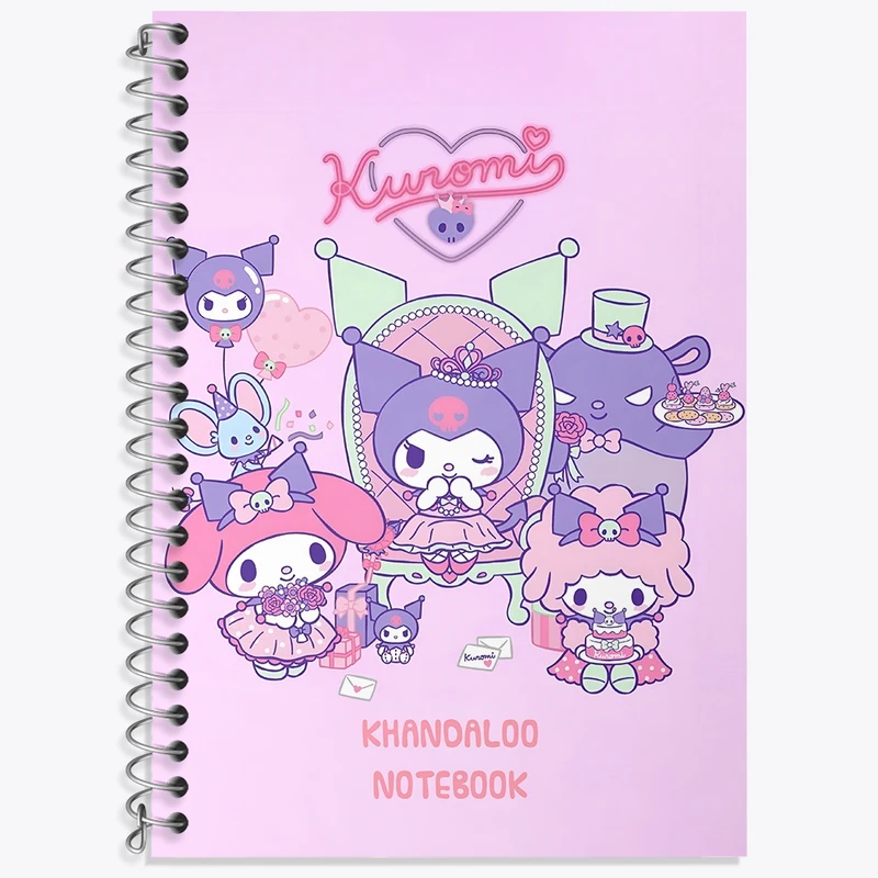 دفتر زبان 50 برگ خندالو مدل سه خط طرح کرومی و مای ملودی کد N9079