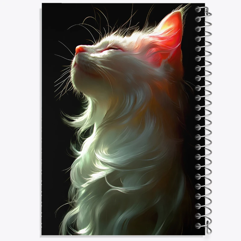 دفتر نقاشی 50 برگ خندالو طرح گربه کد F8569