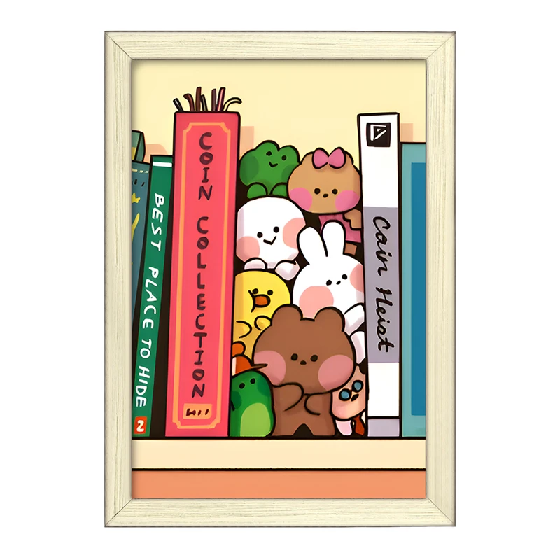 تابلو خندالو طرح حیوانات بامزه کد F11736