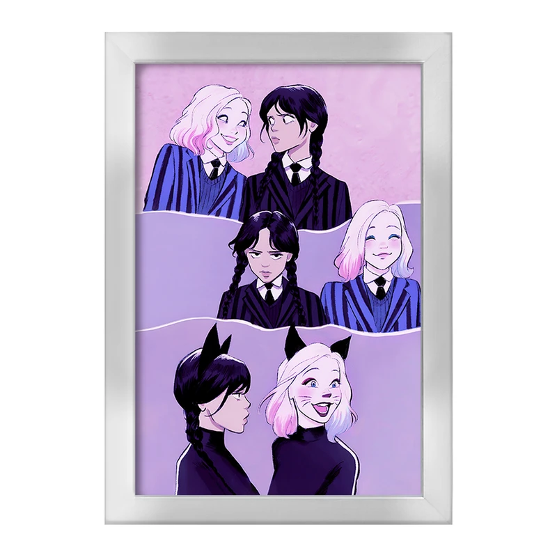 تابلو خندالو طرح ونزدی (Wednesday) کد F4952