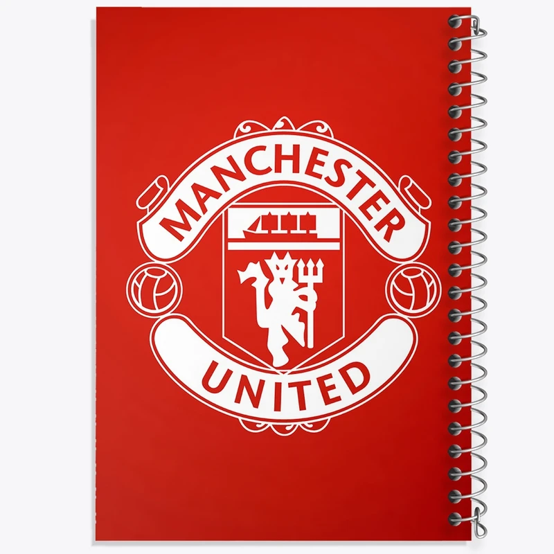 دفتر طراحی 50 برگ خندالو طرح باشگاه منچستر یونایتد کد 26480