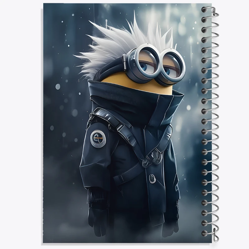 دفتر مشق 100 برگ خندالو طرح مینیون ها (Minions) کد F11562