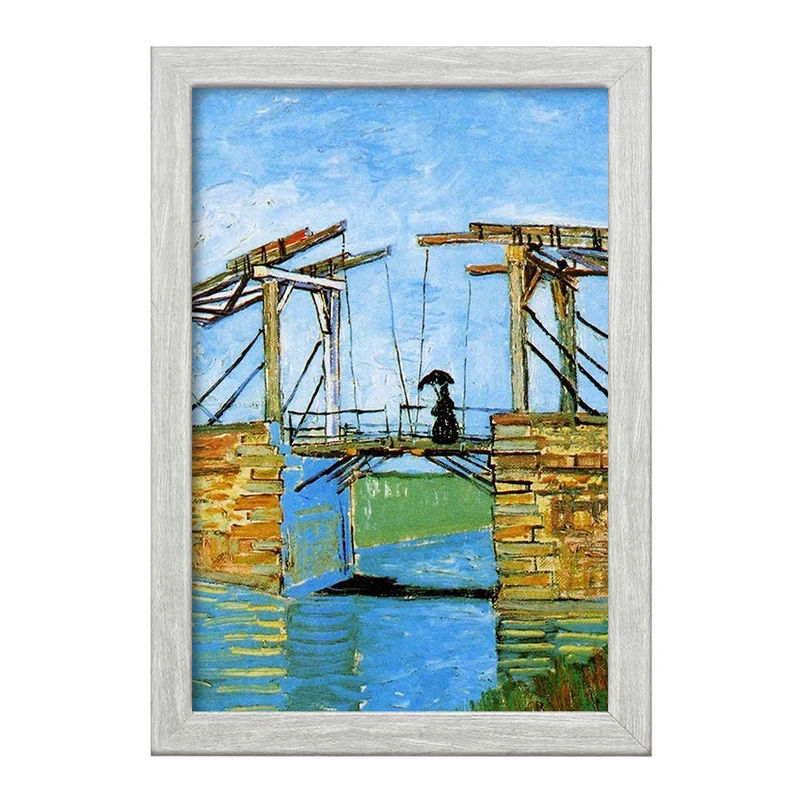 تابلو خندالو طرح نقاشی پل لنگوئیس در ارل اثر ونسان ونگوگ کد 25462