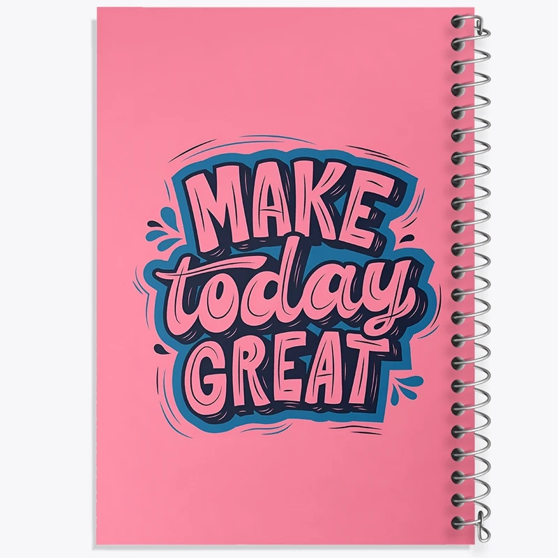 دفتر لیست خرید 50 برگ خندالو طرح Make Today Great کد F4076