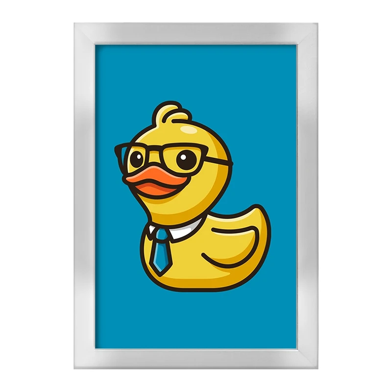 تابلو خندالو طرح حیوانات بامزه اردک کد 28356