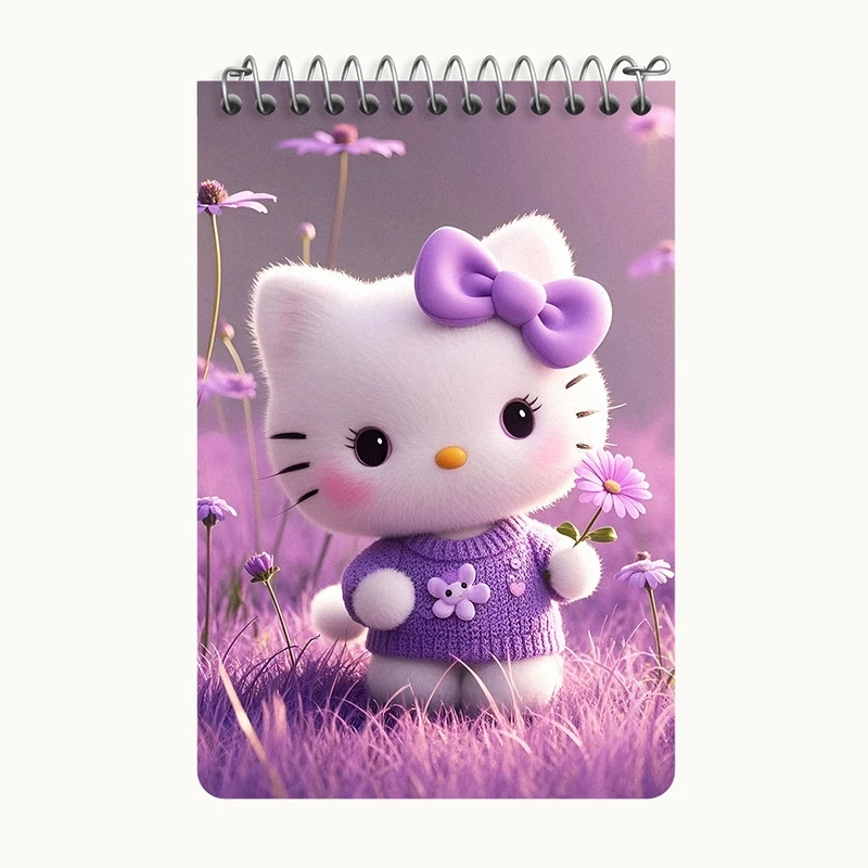 دفتر یادداشت 50 برگ خندالو طرح هلو کیتی کد F10314