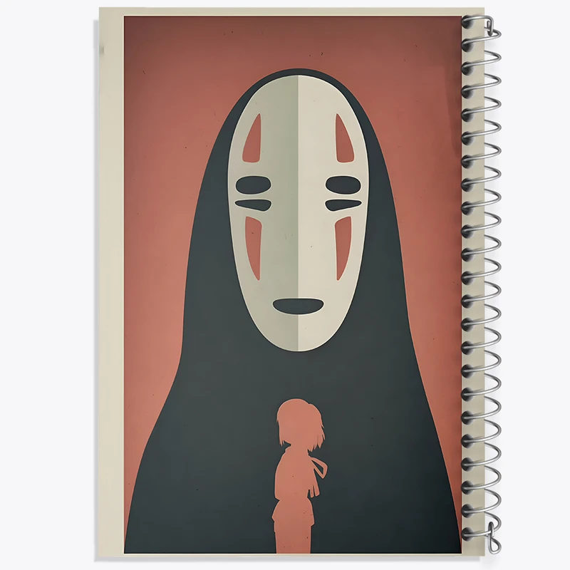 دفتر مشق 50 برگ خندالو طرح انیمه شهر اشباح (Spirited Away) کد F3484