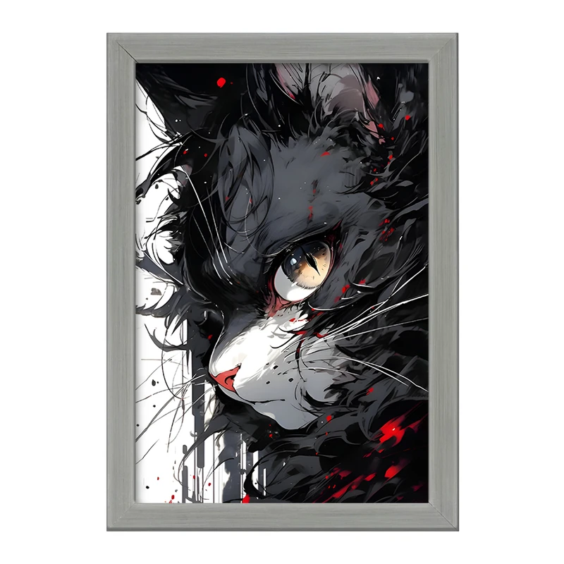 تابلو خندالو طرح گربه ی انیمه ای کد F9259