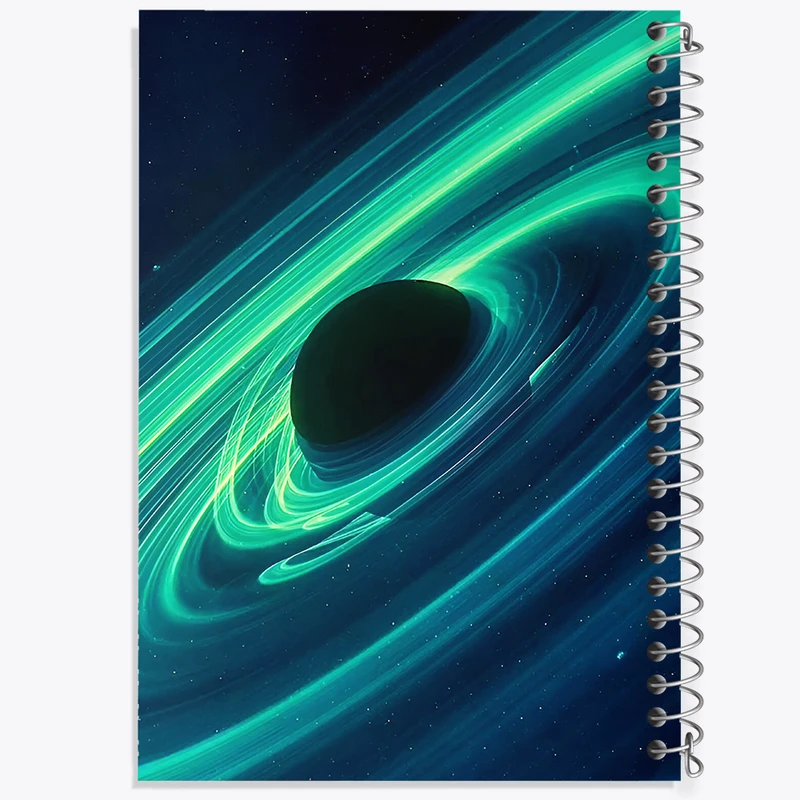 دفتر مشق 100 برگ خندالو طرح کهکشان کد F10102