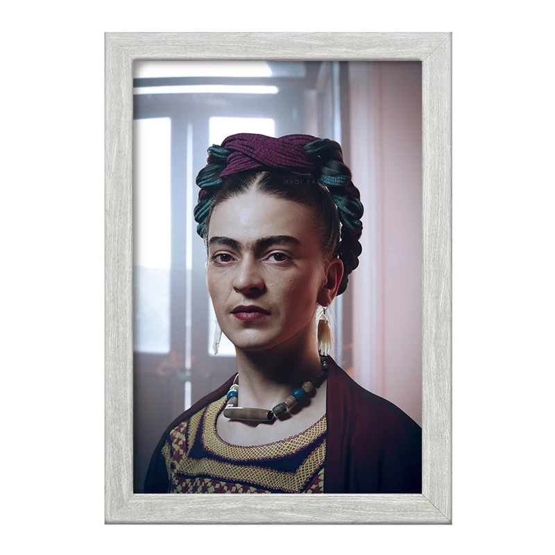 تابلو خندالو طرح فریدا کالو (Frida Kahlo) کد F889