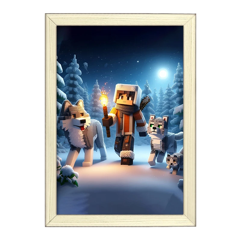 تابلو خندالو طرح ماینکرافت (Minecraft) کد F3536