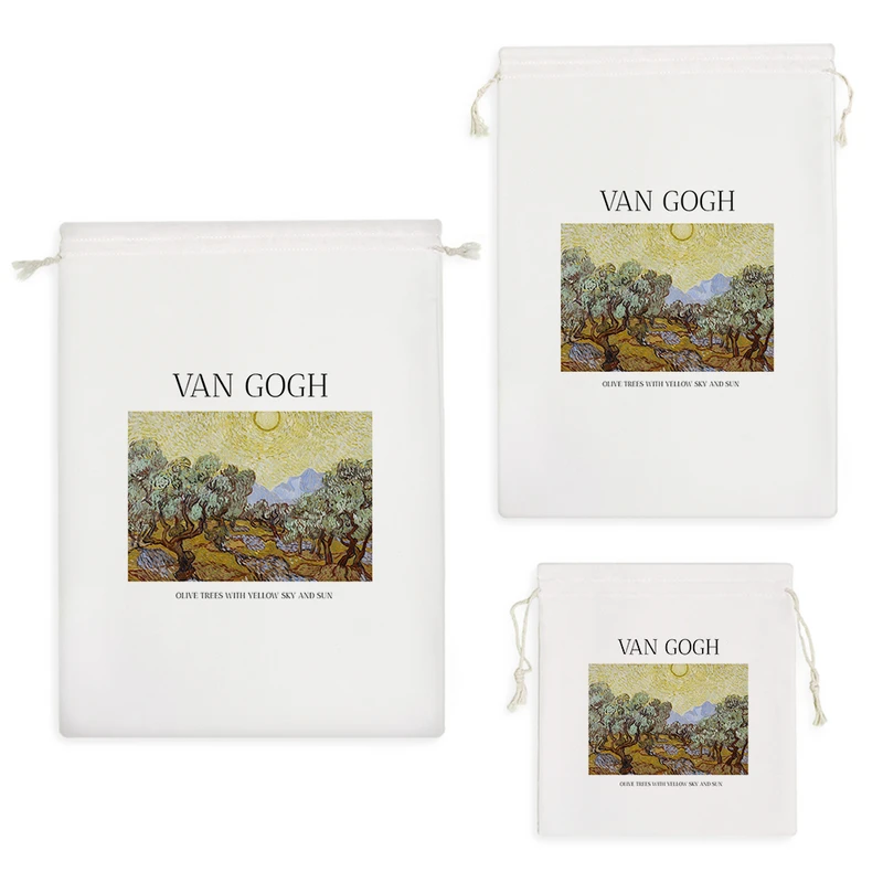 نظم دهنده خندالو مدل درختان زیتون ونسان ونگوگ کد H2008 مجموعه 3 عددی