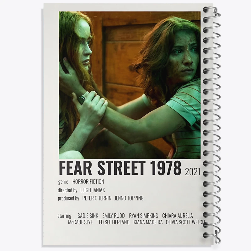 دفتر مشق 100 برگ خندالو طرح خیابان ترس (Fear Street) کد F12965