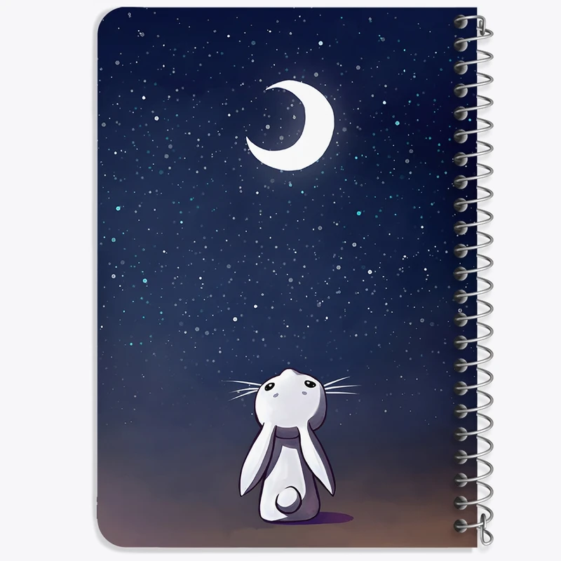 دفتر یادداشت 50 برگ خندالو طرح ماه کد N8301