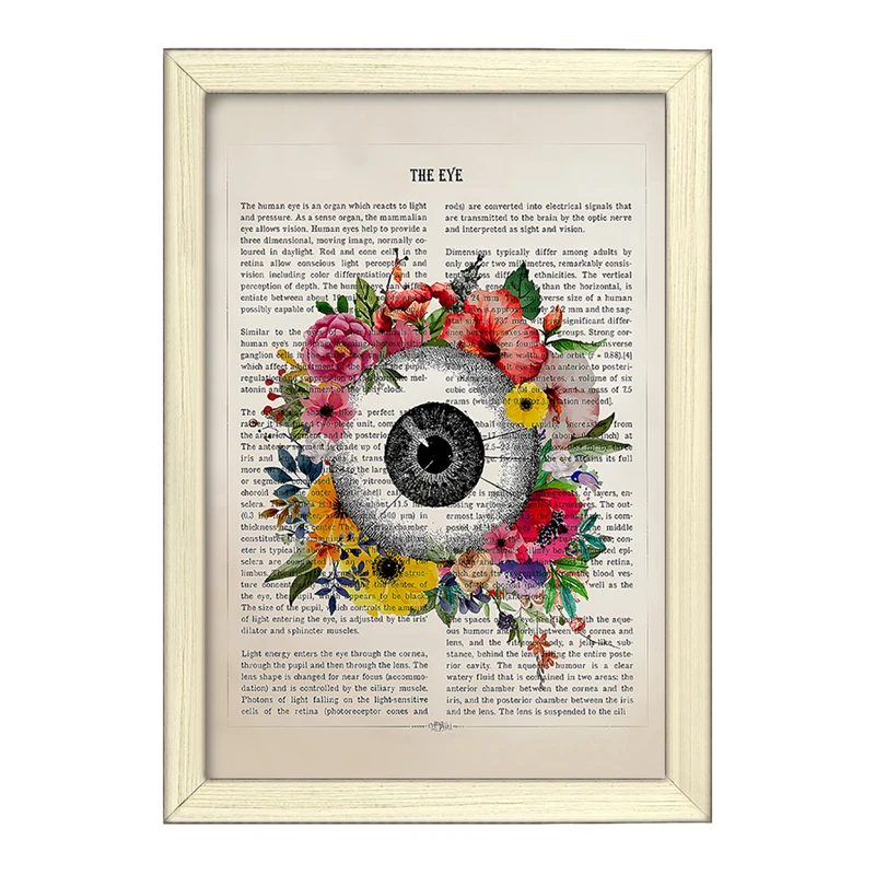 تابلو خندالو طرح چشم (Eye) کد F14046