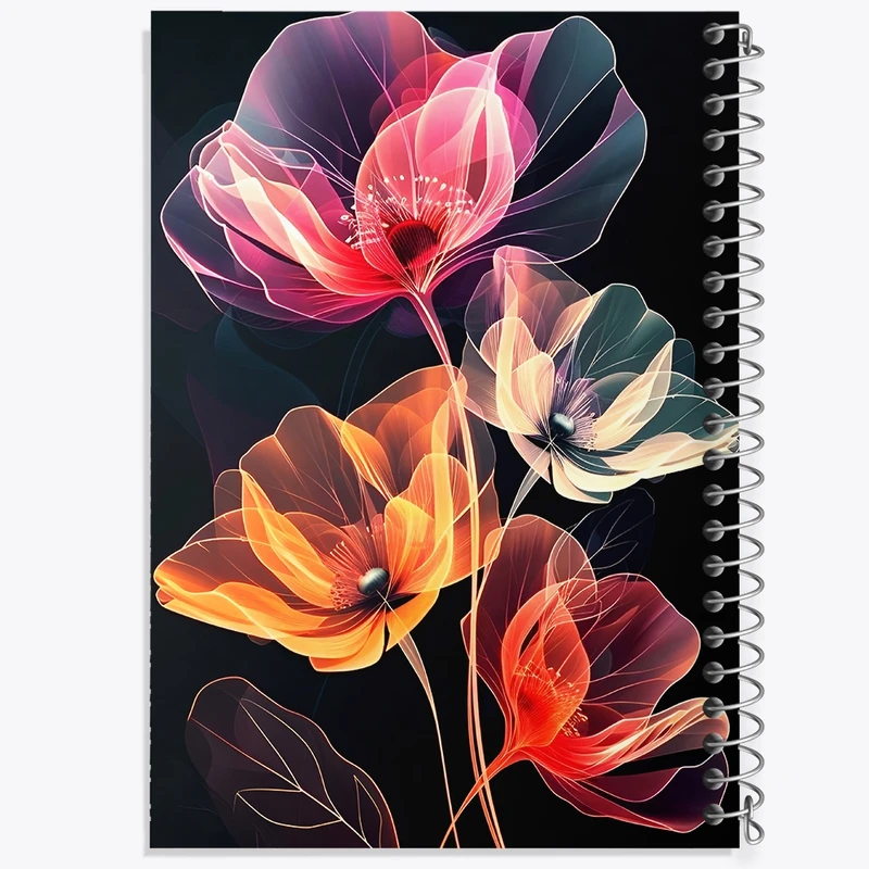 دفتر لیست خرید 50 برگ خندالو طرح گل کد N7902