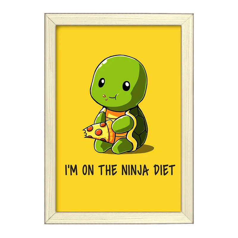 تابلو خندالو طرح لاکپشت های نینجا  کد 13212