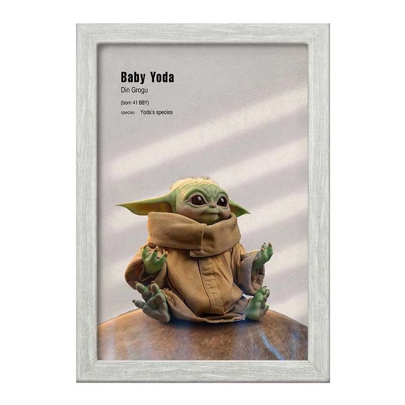 تابلو خندالو طرح بیبی یودا کد F11938