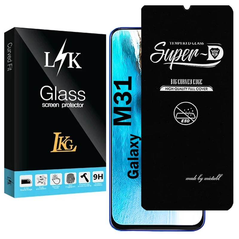 محافظ صفحه نمایش ال کا جی مدل SupD-LK مناسب برای گوشی موبایل سامسونگ Galaxy M31